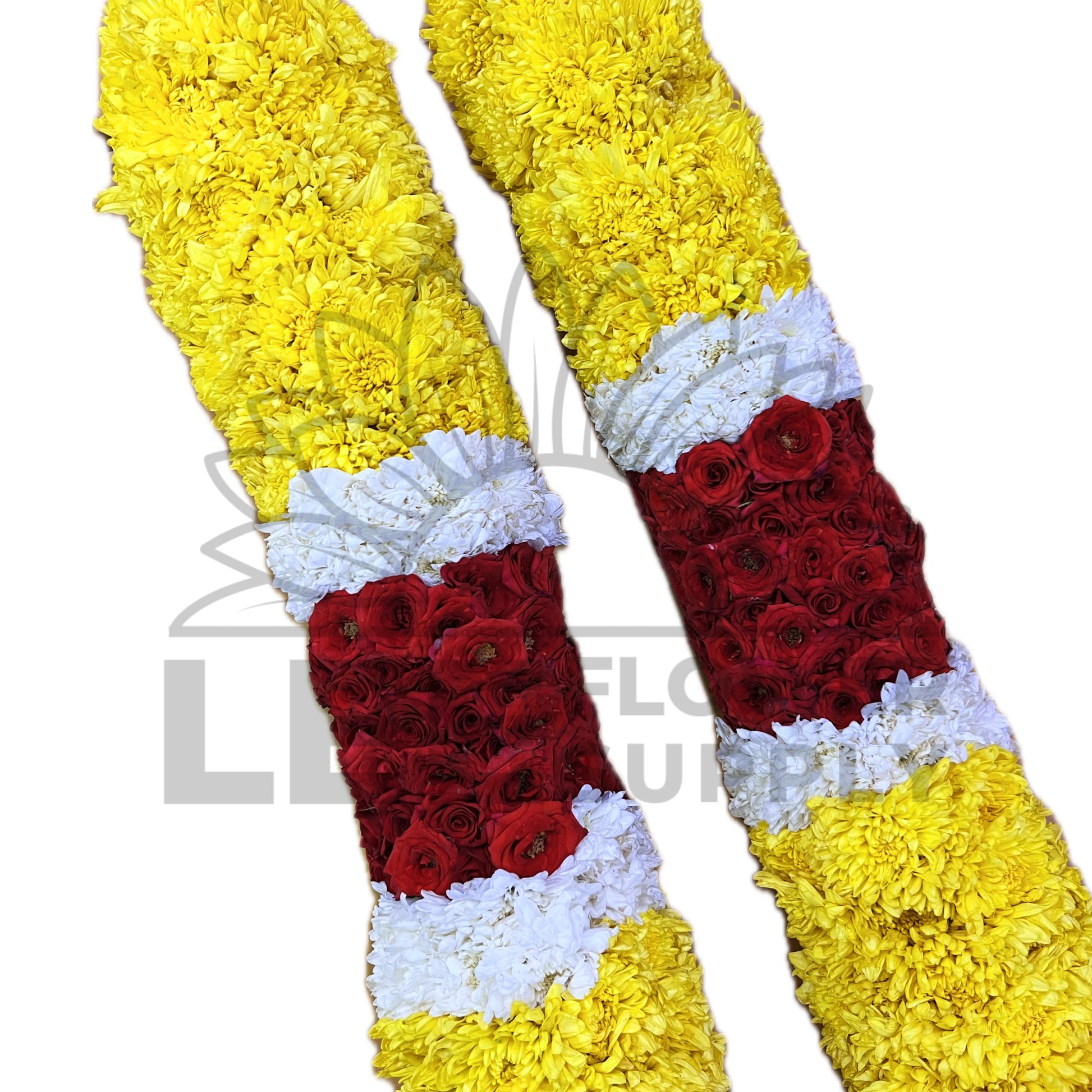 contrasting layers of colors