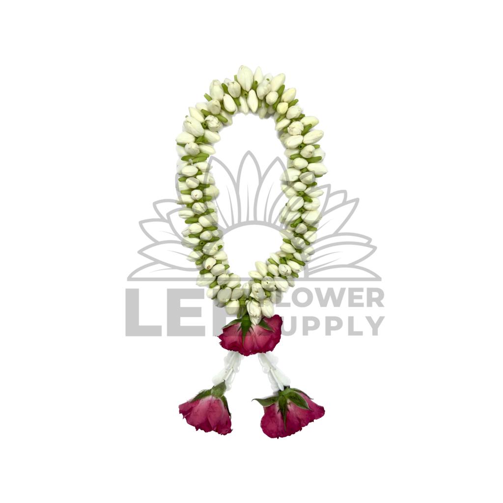 jasmine garland with rose XS 13cm
