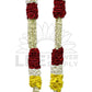 body of garland red, white, yellow