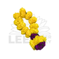 Yellow Marigold Necklace Garland with Vadamali & Chrysanthemum