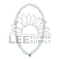 crown flower white BG